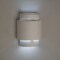 Luxury Lighting Fasciato 13.5in. High Ceramic Outdoor Wall Light, Paintable White Bisque 129-00 W u/d-7 - alternate 1
